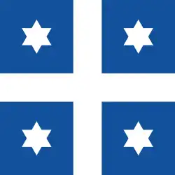 Naval rank flag for a full admiral