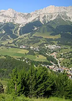 A general view of Gresse-en-Vercors