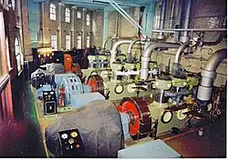 Compressors at the factory in 1990