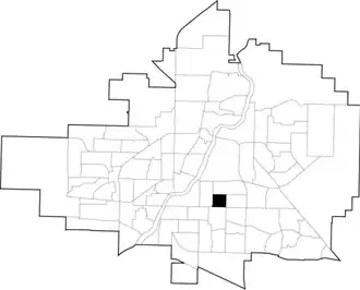 Grosvenor Park location map