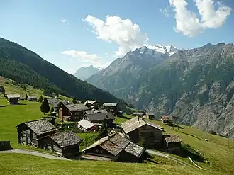Gspon village