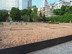 Ground covering the ruin of Nanyue Palace Hall One