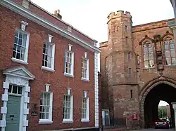 Georgian house in Worcester Cathedral Close