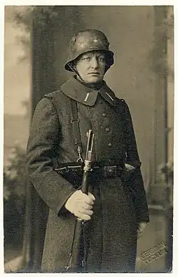 A soldier of the Baltische Landeswehr