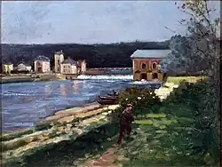 Gustave Caillebotte, La machine de Marly, 1875