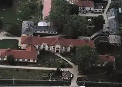 Aerial view of Győrtelek