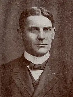 Portrait of a white man in a bowtie