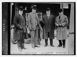H. J. Titus, Harvey Washington Wiley, A. D. Charlton, & George Ainslie (circa 1913)
