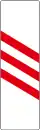 A36-7 Warning board for 240 meters until the railway crossing (left side)