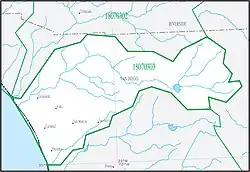 USGS hydrologic unit 18070303 boundary map
