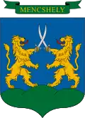 Coat of arms of Mencshely