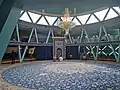 Prayer room inside the mosque