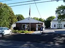The post office for Hamlin, located on Railroad Avenue