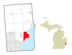 Location within Macomb County