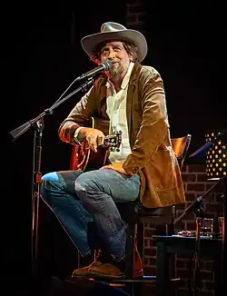 Hayes Carll at Chief's on Broadway, in Nashville, TN, in 2025