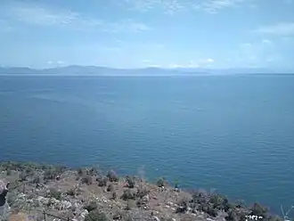 Lake Sevan near Hayravank Monastery