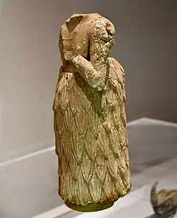 Headless statue of a Sumerian man, from Khafajah, Early Dynastic Period, 2900-2350 BC. The Sulaymaniyah Museum