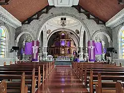 Church interior in 2025