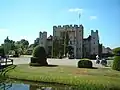 Image 31Credit: James ArmitageHever Castle, in Kent, England (in the village of Hever), was the seat of the Boleyn family, later bestowed to Anne of Cleves following her divorce from King Henry VIII of England. More about Hever... (from Portal:Kent/Selected pictures)