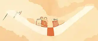 Nekhen Tomb 100 image: a barque