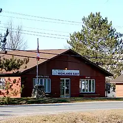 Town hall of Highlands East Township in Cardiff