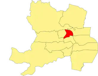 Location of the ward