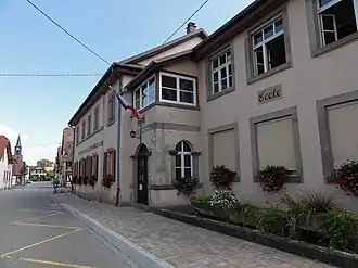 The town hall in Hipsheim