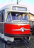 Historical T2 tram in Prague