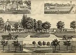 Van Siclen farm in 1882
