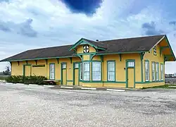 Hitchcock Depot–Santa Fe (Alta Loma)–a recorded Texas landmark