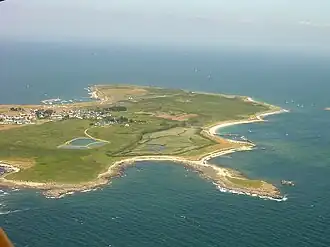 An aerial view of Hœdic