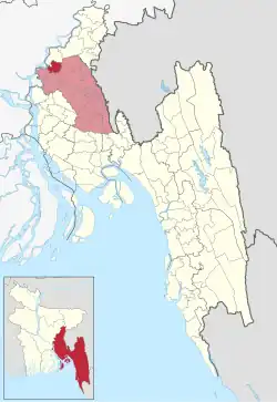 Location of Homna