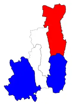 Location (red) in the Pa-O Self-Adminstered Zone