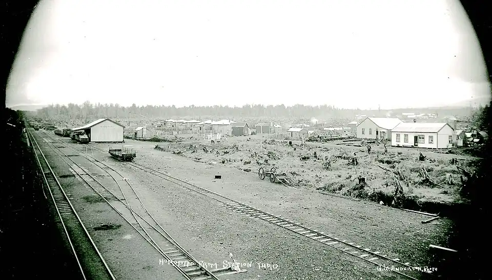 Horopito station about 1910