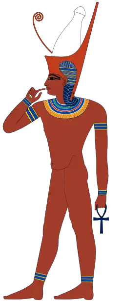 Heru-pa-khered, a form of Horus represented as a child