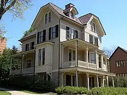 Howe-Childs Gate House, built around 1861 by Thomas Marshall Howe, at 5918 Fifth Avenue.