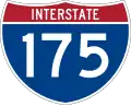 Interstate 175 marker