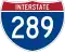Interstate 289 marker