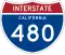 Interstate 480 marker