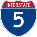 Interstate 5 marker