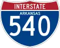 Interstate 540 marker