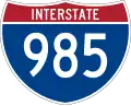 Interstate 985 marker