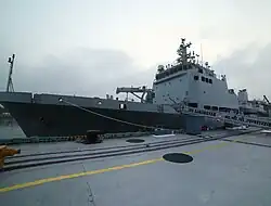 Sandhayak during commissioning ceremony.