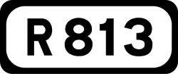 R813 road shield}}