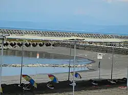 Sand bath style in Ibusuki Spa