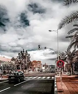 Main road in Errachidia