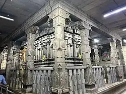 Inner view of Sri Rajarajeshwari Temple