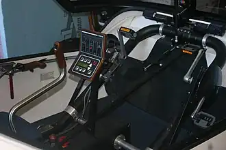 Interior of Powerplant 433, a 1998 Twike Active