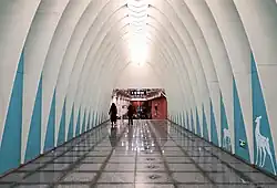 Corridor of Tian Cun station