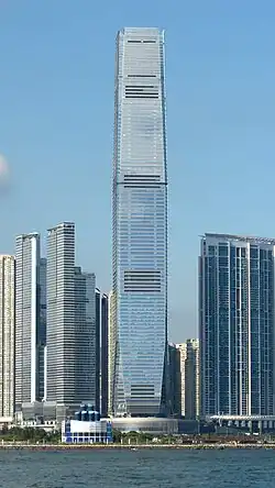 International Commerce Centreo in Hong Kong, is the 12th tallest building in Asia.